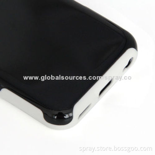 TPU Cases for iPhone 5C, Dual-injection, Two-tone Colored, Tear-resistant